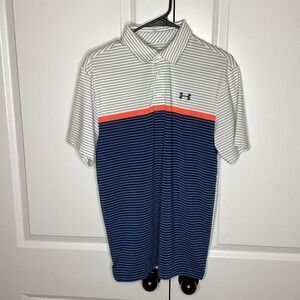 EUC Mens Under Armour Drifit‎ Golf Polo